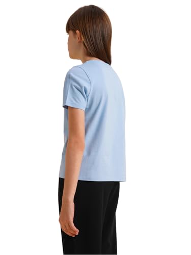 VERO MODA Girl's Regular Fit Light Blue T-Shirt
