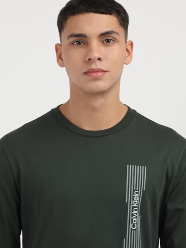 Calvin Klein Jeans Department691 Regular Fit T Shirt (K10K113589M14_Midnight Forest M)