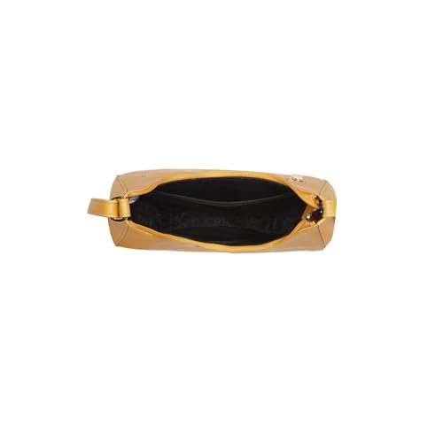 Caprese Omni Small Sling Bag for Women with Adjustable Strap & Zipper Closure for Comfortable Wear | Versatile Handbag for Everyday Use, Travel, and Special Occasions (Ochre)