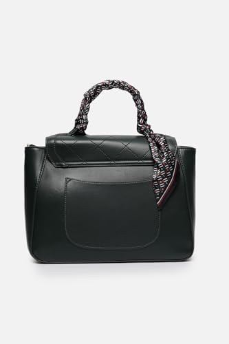 Allen Solly Womens Solid dark-green HANDBAG
