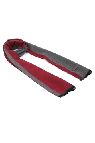Men Grey Stripe Casual Muffler