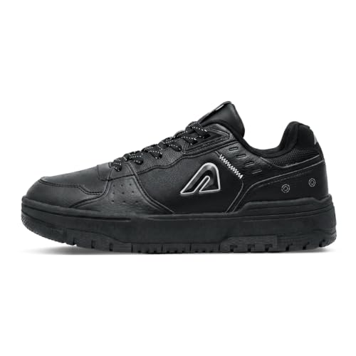 Boldfit Shoes for Man Stylish Sneakers for Man Chunky Street Style Casual Lace Up Shoes for Men Comfortable Sneakers for Boys Lightweight Casual Sneaker Shoe for Men, Black, UK 07