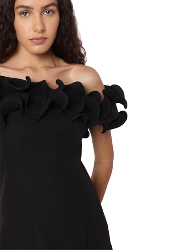 VERO MODA Womens Sheath Black Dress