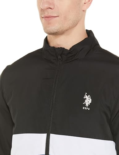 U.S. Polo Assn. Denim Co. Men's A-Line Coat (UDJCK1360_Black