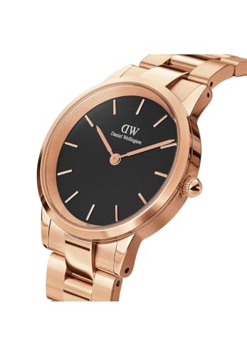 Daniel Wellington Women Black Round Dial Analogue Watch - DW00100214K
