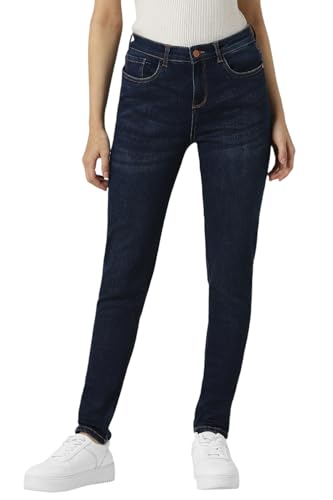 Van Heusen Women Navy Light Wash Skinny Fit Jeans