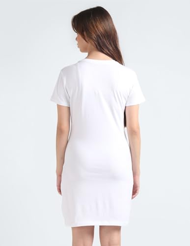 Clavin Klein Womens White Color Dress