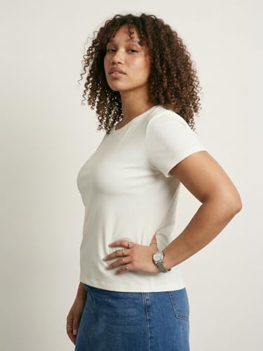 Max Women Ribbed Top (White_XXL)
