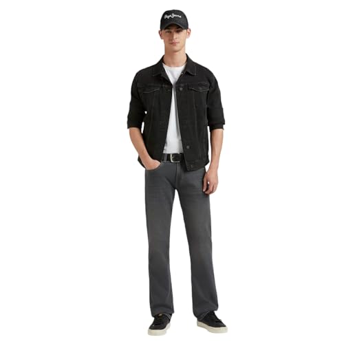 Pepe Jeans Men's Regular Jeans (PM208166Q013_Black Used