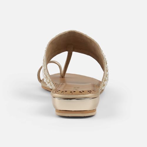 Mochi Women Chappals UK/5 EU/38(35-2114)