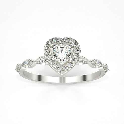 VALANOVA Hallmarked 14K Gold & Certified Lab Grown Diamond 0.73cts | Ring For Women's/Girls | Stylish & Elegant | VGR0464H | Ring Size: 11