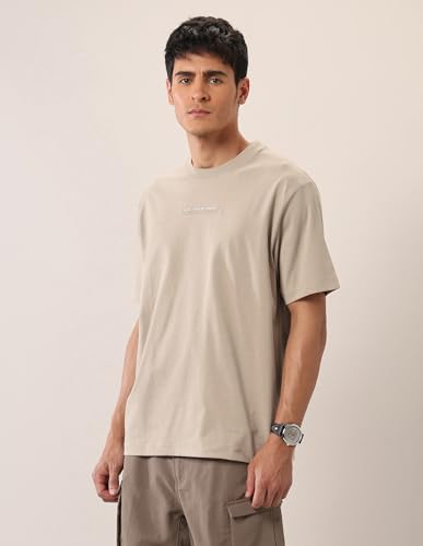 U.S. POLO ASSN. Denim Co. Men's Oversized Fit Pure Cotton T-Shirt