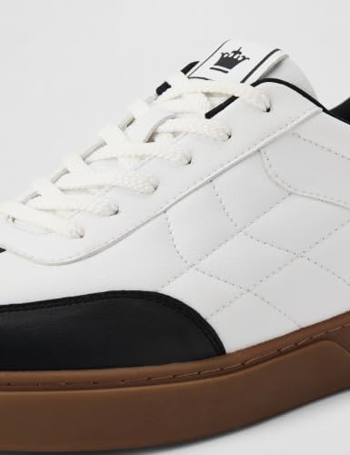 Louis Philippe_Mens_Casual_White & Black_Shoes_LYSSNSSFL10287_43