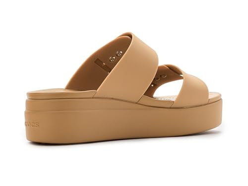 Crocs Brooklyn Buckle Women Sandal (Color-Brown | Size-6)