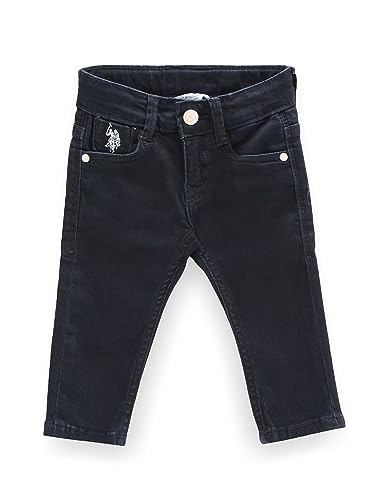 U.S. Polo Assn. Kids Slim fit Girls Cotton Jeans (UGJEN0132_Blue_12M)