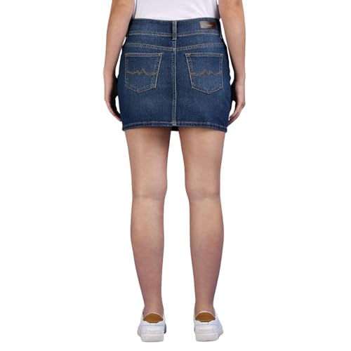 Pepe Jeans Dark Blue Mid Waist Mini Denim Skirt