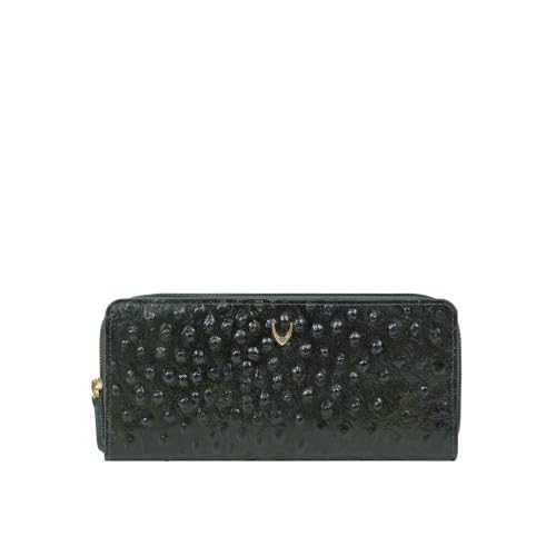 Hidesign Women's Genuine Leather Double Zip Around Wallet