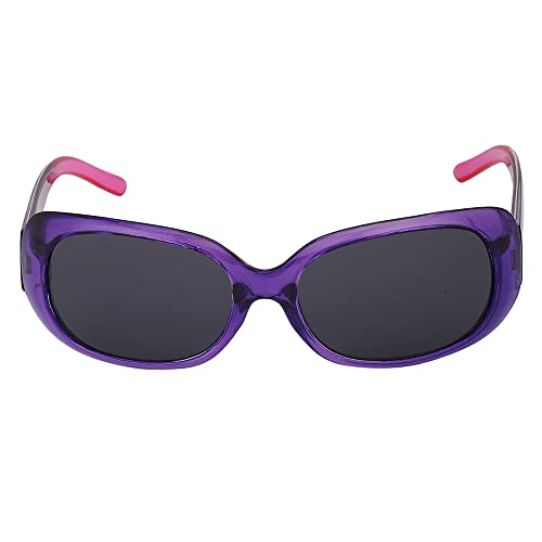 Carlton London Girl's Black Lens & Purple Oversized Sunglasses