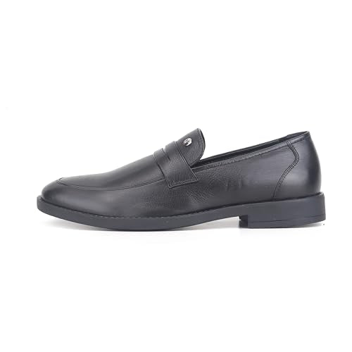 Red Chief Low Ankle Formal Slip On Shoes for Men | Black UK08