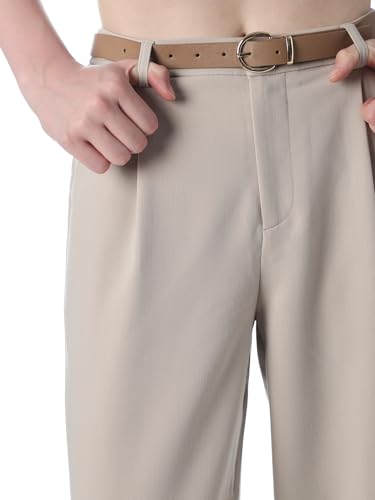 ONLY Women's Regular Pants (15351221-Chateau Gray_Chateau
