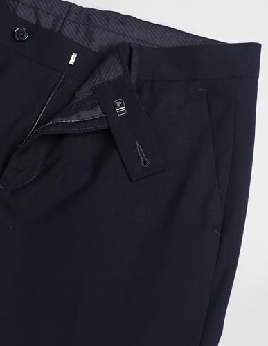 Arrow Men Navy Formal Tapered Mid Rise Trouser (ARAEOTR1562_34)