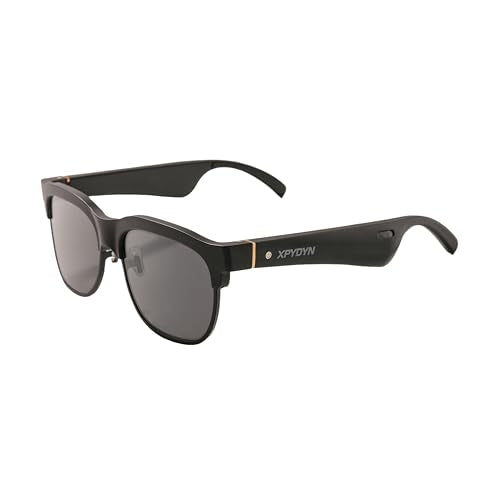 XPYDYN Adjustable Tint Smart Glasses with Bluetooth & Built-in Audio for Driving, Travel, Fishing, Unisex