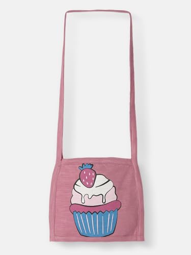 Nautinati Girls’ Print Fit & Flare Dress with Sling Bag| Cotton| Age 0-36 Months Pink