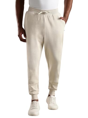 Tommy Hilfiger Regular Fit Solid Mid Rise Jogger Beige