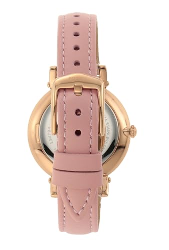 Fossil Women Leather Analog Silver Dial Watch-Es4794, Band Color-Beige