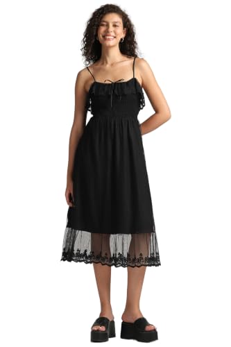 American Eagle Ruffled Midi Dress