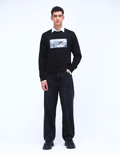 Regular Fit Brand Print Sweatshirt