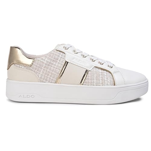 Aldo ONIRASEANA-IN112 Ladies White Overflow Flat Sneakers