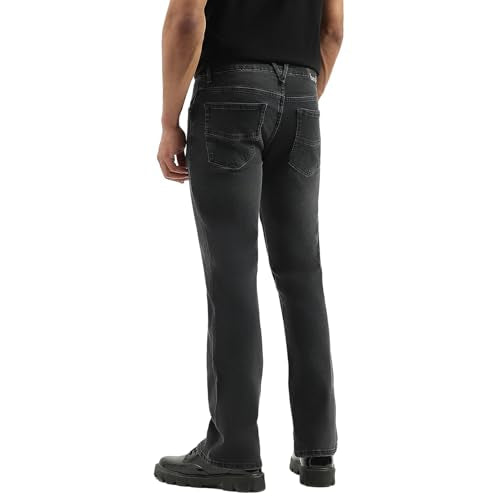 United Colors of Benetton Solid Bootcut Fit Jeans (Size: 40)-25A4MBOO5906I901 Grey