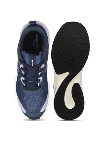 Power Women Sports Lace Up Shoes - Blue (4Uk)