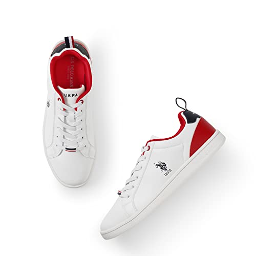 U.S. POLO ASSN. Mens |Stefan Wht|Off White Stylish Casual Sneaker Shoes for Man, 6 UK