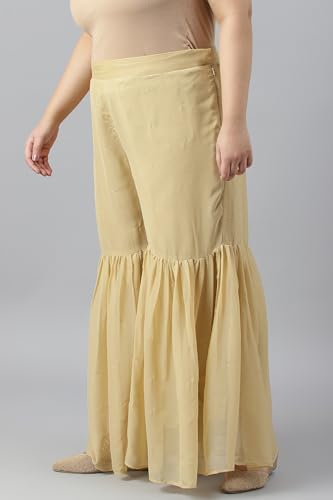 W Chiffon Strechable Sharara For Women | Chiffon Sharara For Women | W For Woman