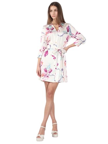 VERO MODA Women's A-Line White Dress