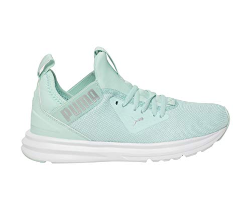Puma Women's Enzo Beta Wn s Fair Aqua White Running Shoe-4 Kids UK (4060979038486)
