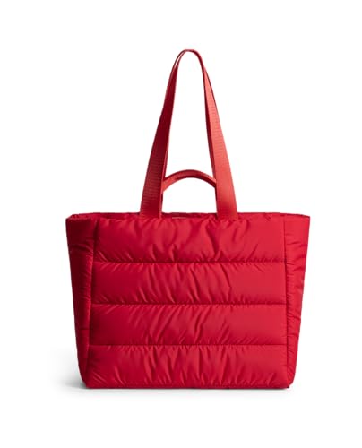 DailyObjects Scarlet Wing City Tote for Girls and Women|Fits 13/14 inch Laptop|Magnetic Flap |Lightweight|Stylish Handbag|Zippered Spaciuos Compartment|For Office/Daily Use/Travel|Multi Slip Pockets