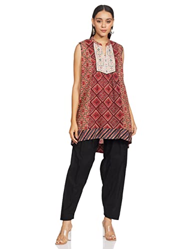 Max Women's Regular Fit Patiala Pants Black S