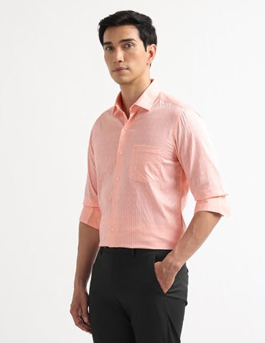 Arrow Orange Formal Shirt_ARAEOSH3146_40