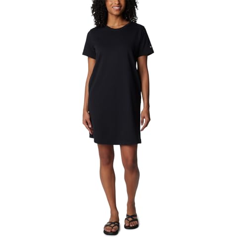 Columbia Women's Trek French Terry Tee Dress, Black, Small