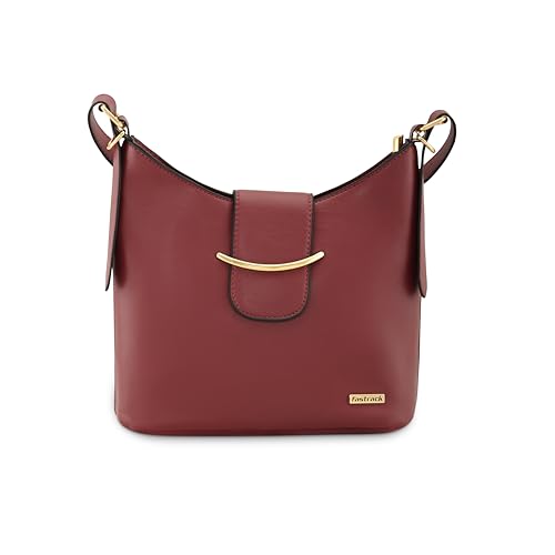 Fastrack Solid Hobo Bag for Women, Girls and Ladie with Adjustable Sling Straps