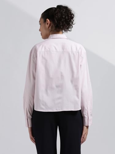 Striped Relaxed Fit Cotton Shirt