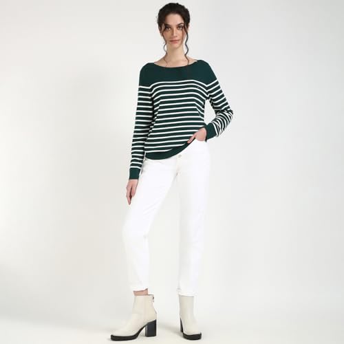 Tommy Hilfiger Womens Green Color Sweater (XS)