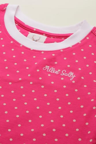 Allen Solly Girls Pink Dots Casual Dress