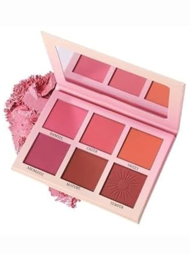 HUDA CRUSH rakhi combo kit for sister - 3in1 Concealer Palette, Blusher Palette, 18 Shade Nude Eyeshadow Palette with Brush Set of 6Pcs