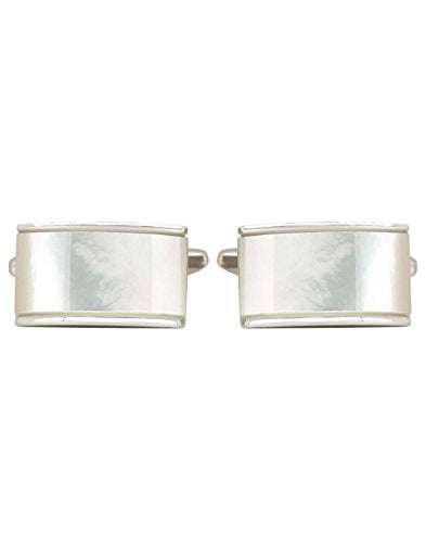 Peluche Natural Mother of Pearl Stone (Semi-precious) Cufflinks for Men