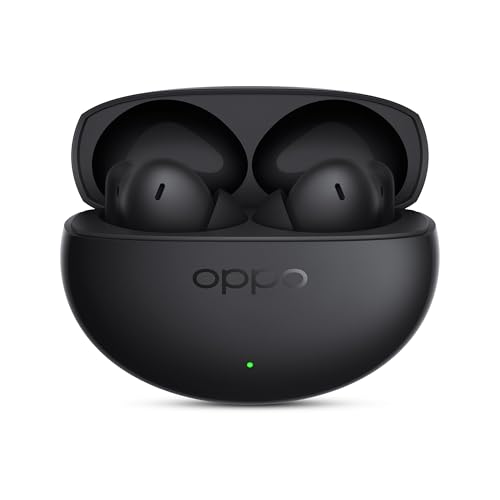 Oppo Enco Air5 Pro True Wireless in-Ear Earbuds with 12mm Dynamic Driver and 55dB ANC with Hi-Res Audio with LHDC 5.0, 54Hrs Playtime,Low Latency,Fast Charging.(Matte Black)