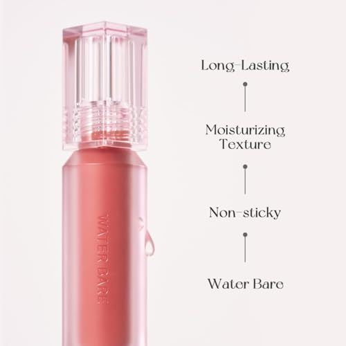 Peripera Water Bare Tint (003 EMOTIONAL PINK) - Lip Tint, Lip Stain, Glowy Tint